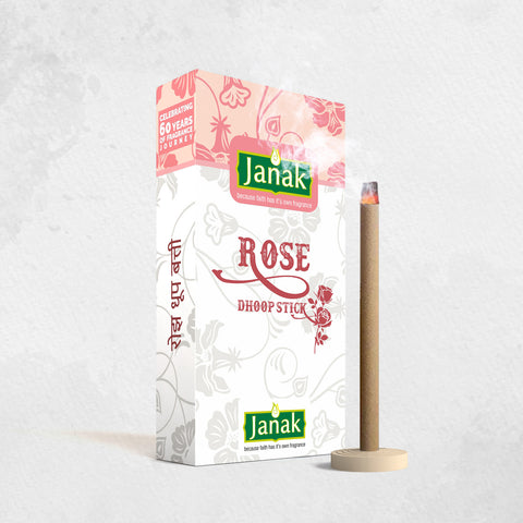 Janak Dhoop Sticks Rose