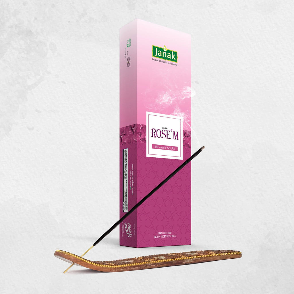 Janak Gem-Rose M Incense Sticks
