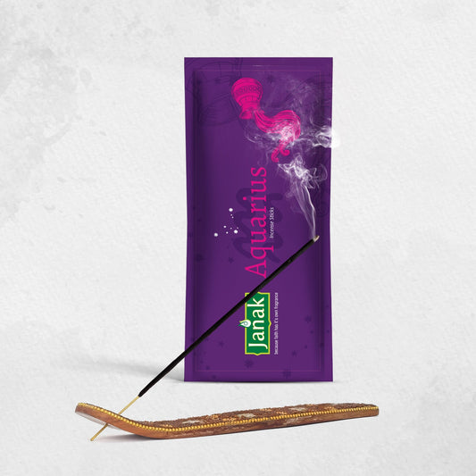 Janak Zodiac Aquarius Incense Sticks