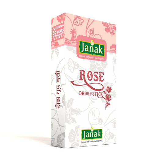 Janak Dhoop Sticks Rose